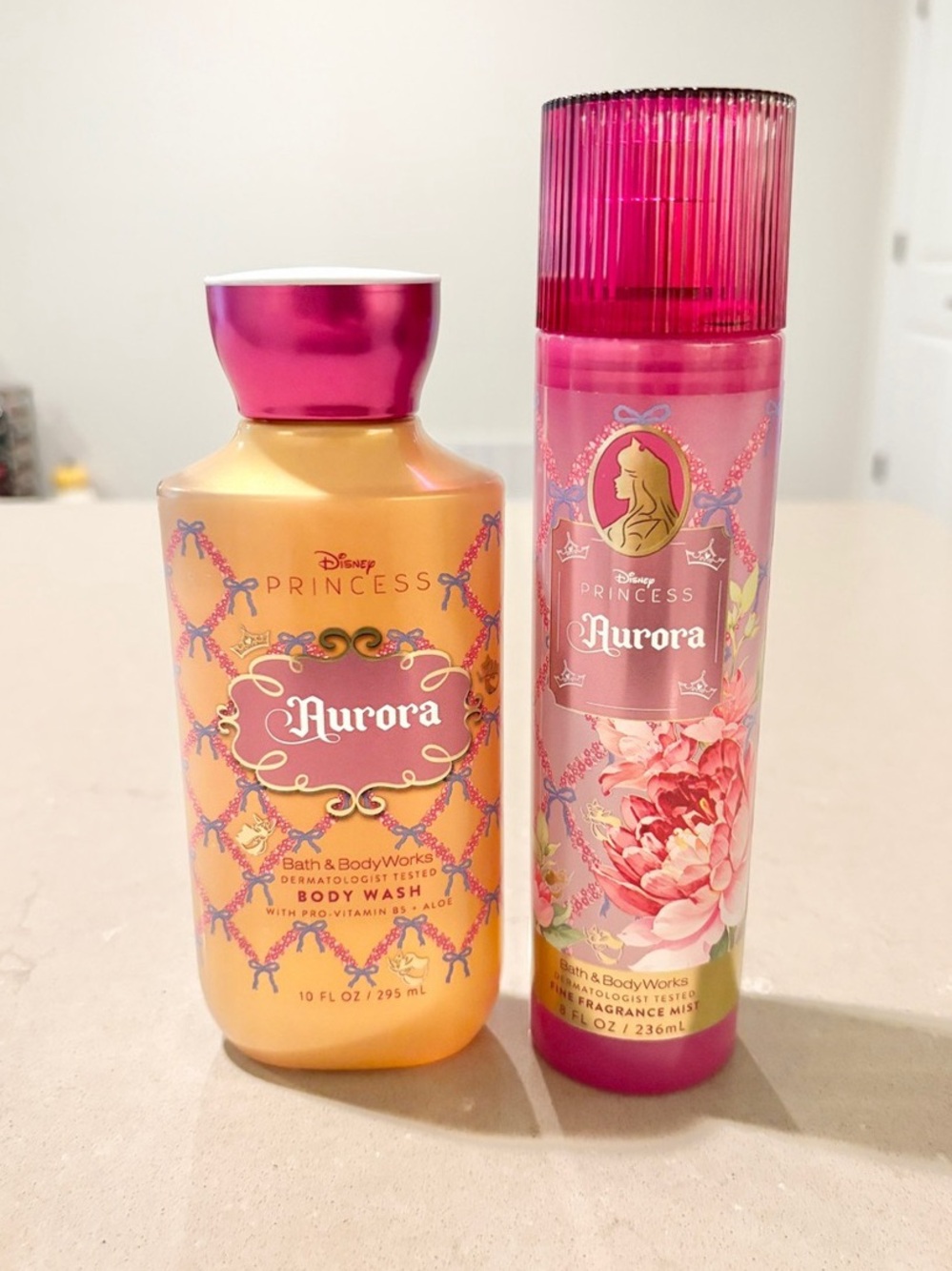 Bath and Body Works Disney Princess Aurora 2 pc Gift Set New